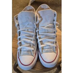 Converse All-Star White High Top Sneakers Size Men 6 - Women 8
